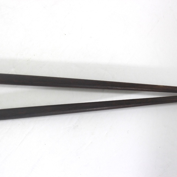 1960s Stelton Danish Modern Rosewood and Stainless Salad Servers- a Pair - Picture 8 of 9